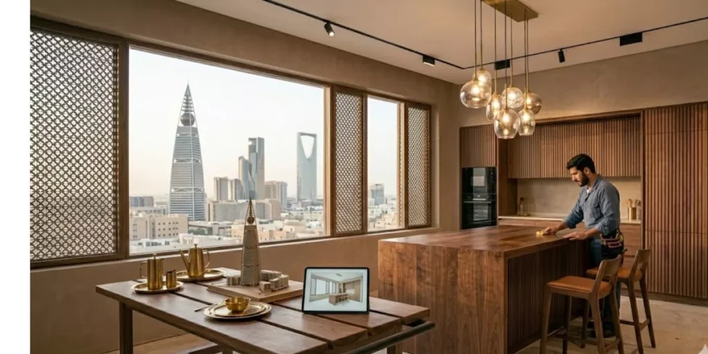 تصميم داخلي في شمال الرياض